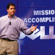 A proud Michael Dell announces the shutdown to stockholders.